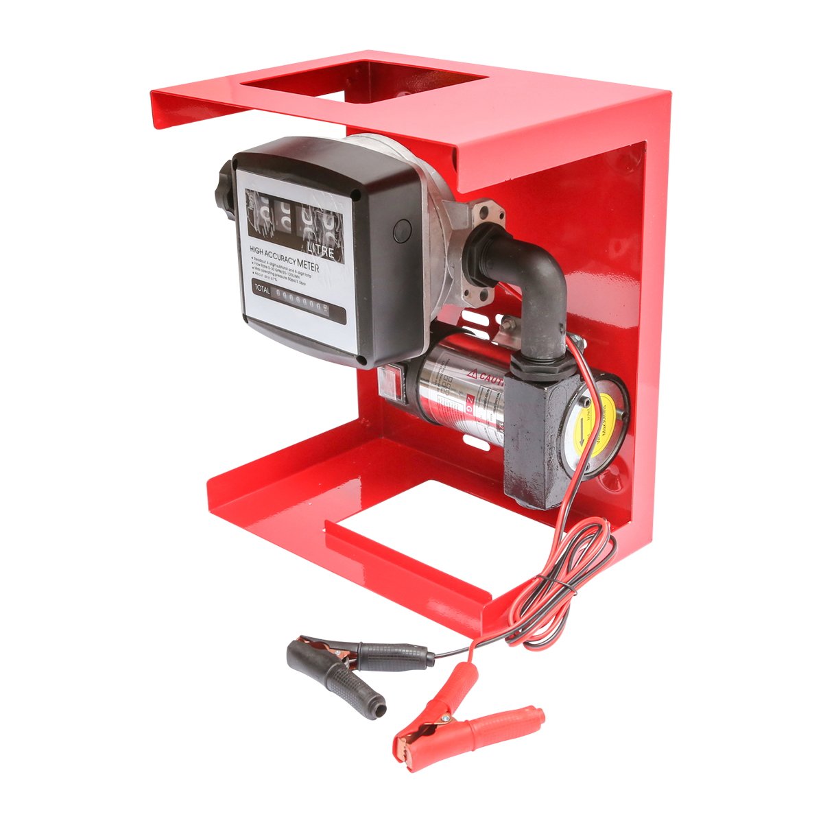 Kit pompa transfer motorina 12V, debit 40L/min cu contor, furtun aspiratie 1,5m, furtun transfer 4m si pistol Breckner Germany